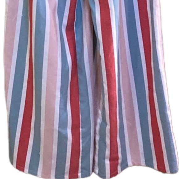 Romeo & Juliet Couture Wide Leg Stripe Jumpsuit - Picture 6 of 10